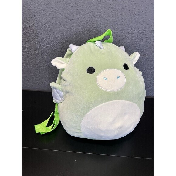 Squishmallows Other - Squishmallows Drew The Green Dragon Backpack Stuffed Animal Toy Plush 12" Inch